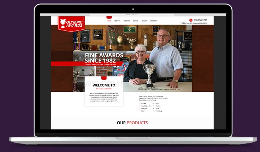 retail web design Cleveland Ohio