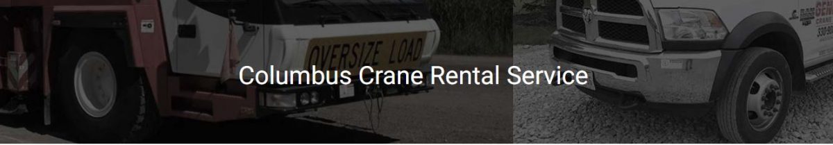 crane rental columbus ohio