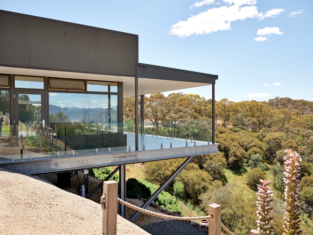 glass deck floor